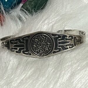 Sterling Mexico Mayan Bracelet